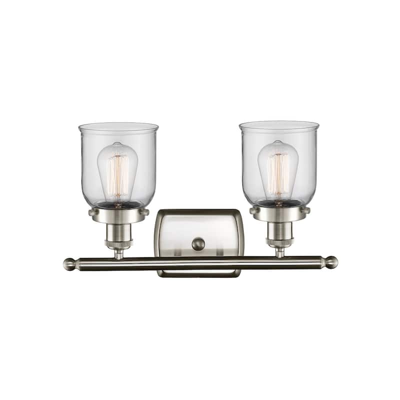 Innovations Lighting Small Bell 2 Light 16" Wide Vanity Light