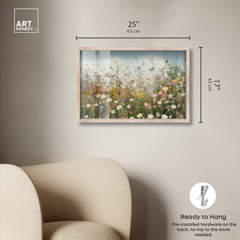 Glimmering Glade Garden III Shadowbox by Art Remedy