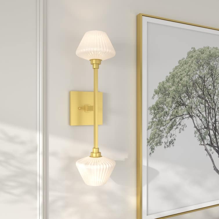 Acroma 2 - Light Dimmable Gold Wall Sconce