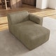 preview thumbnail 12 of 62, Modern No Assembly Required Sectional Chaise Lounge Side Sofa