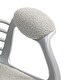 preview thumbnail 2 of 7, Teddy Fleece Home Office Chair, Upholstered Vanity Chair with Armrests, Swivel Rolling Chair with Adjustable Height - N/A