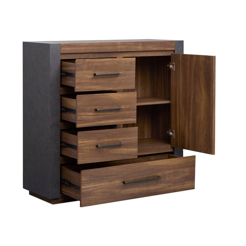 Magnussen Home Jensen Tavern Brown Door Chest