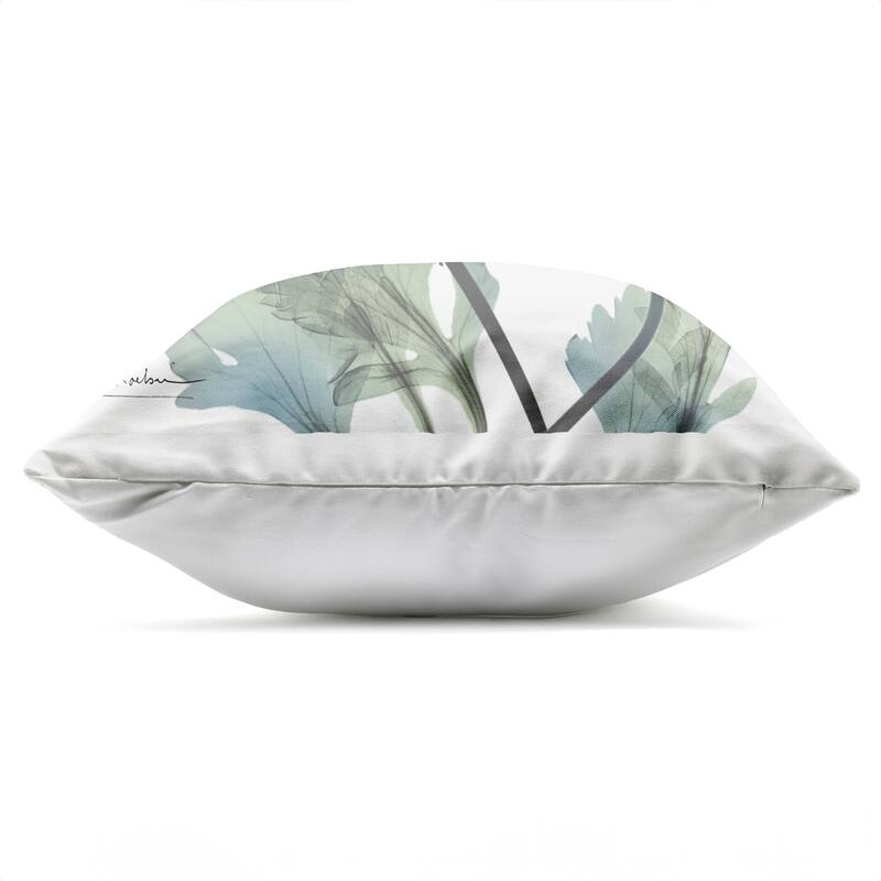 Stupell Simple Blue Poppy Duo Printed Outdoor Throw Pillow Design by Albert Koetsier