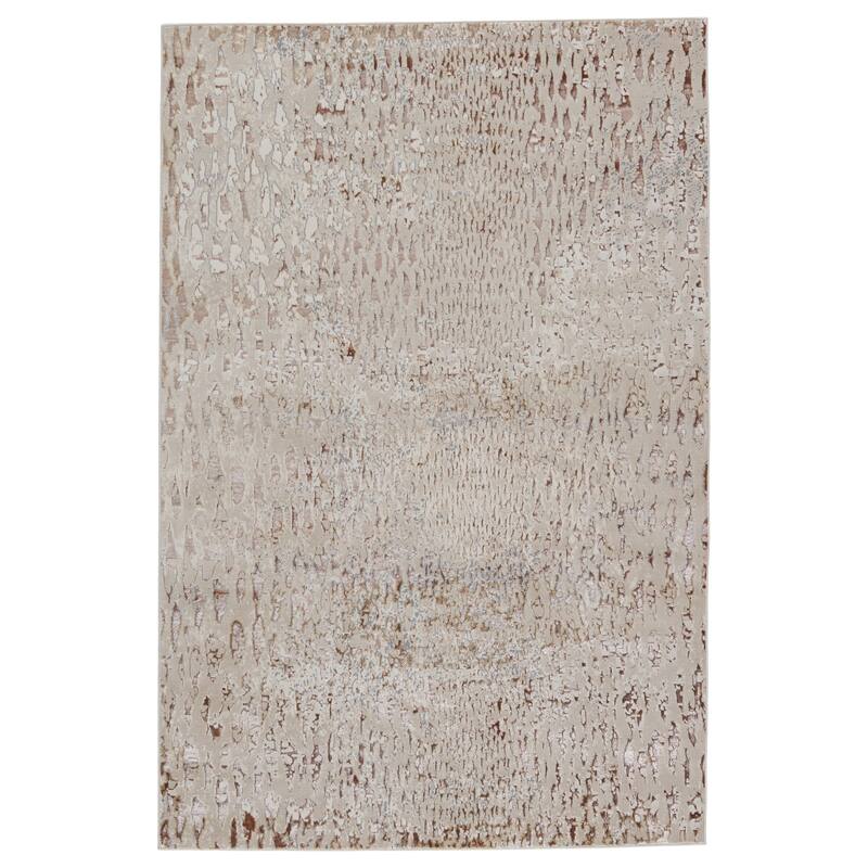 Nikki Chu Kimball Animal Area Rug - 6'7" X 9'6" - Beige/Bronze - Rectangle