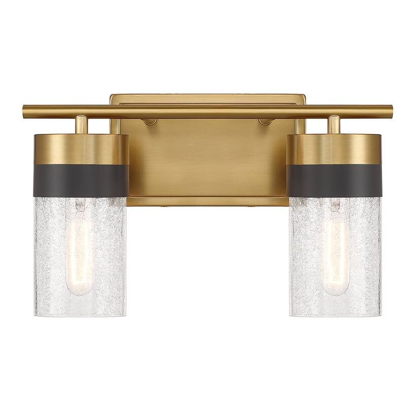 Savoy House 8-3600-2 Brickell 2 Light 14" Wide Vanity Light - Warm Brass