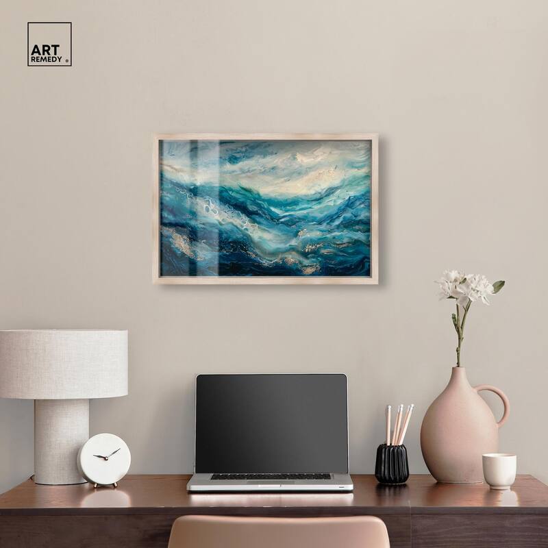 Jeweled Waters Shadowbox by Art Remedy