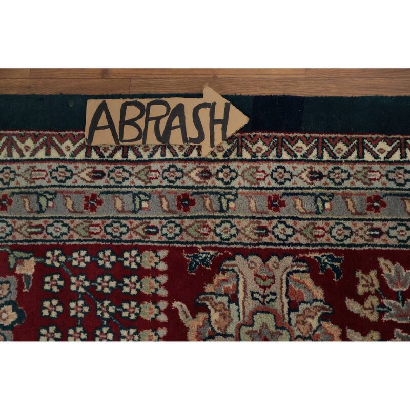 Hand Knotted Oriental 100% Wool Carpet Traditional Floral Multi-Colored Agra Area Rug - 17' 4'' X 11' 6''