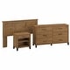 preview thumbnail 16 of 28, Somerset Ash Grey Headboard, Dresser and Nightstand Bedroom Set