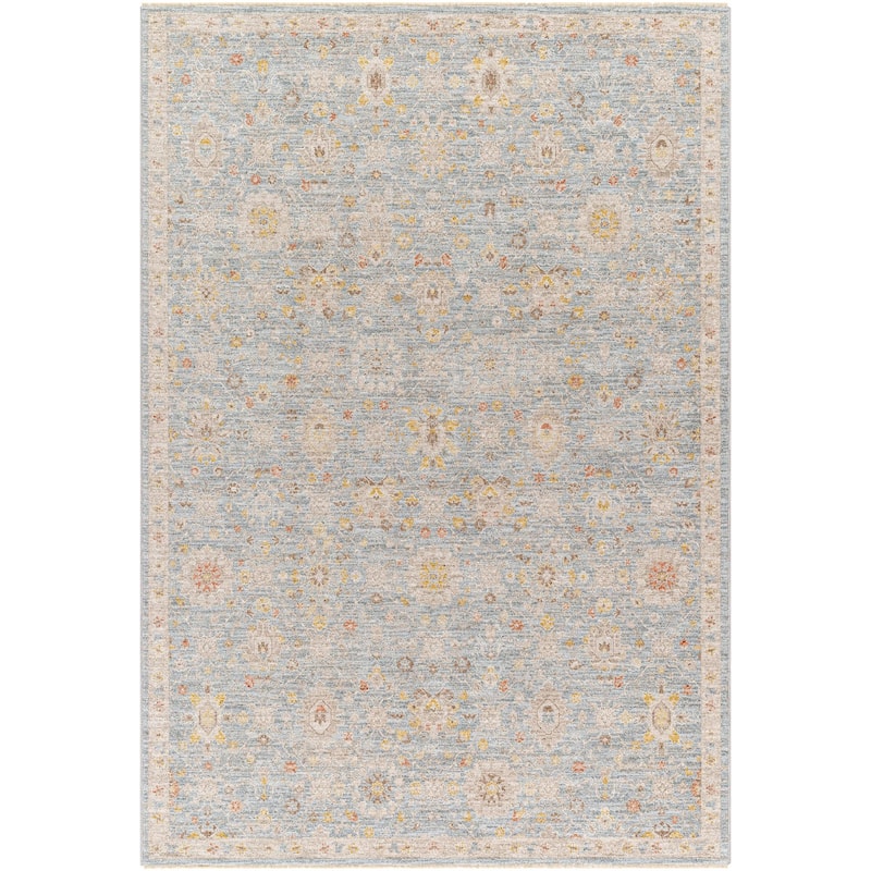 Patrick Vintage Persian Area Rug - Blue - 2' 7" x 10'