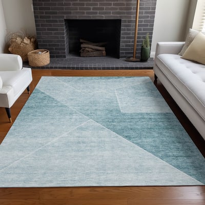 Premium Washable Super Soft Modern Mid Century Mayfield Rug