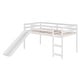 preview thumbnail 10 of 46, Twin Size Loft Bed with Slide, Multifunctional Design, White