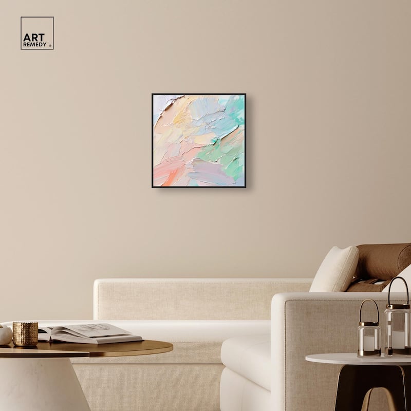 Flowing Mousse III Canvas by Art Remedy