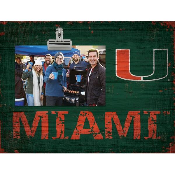 Miami Hurricanes Clip Frame. Opens flyout.