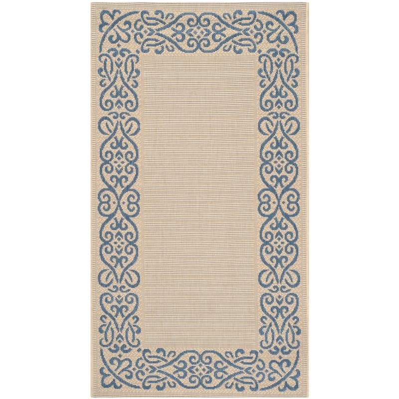 SAFAVIEH Courtyard Marylou Waterproof Patio Backyard Rug