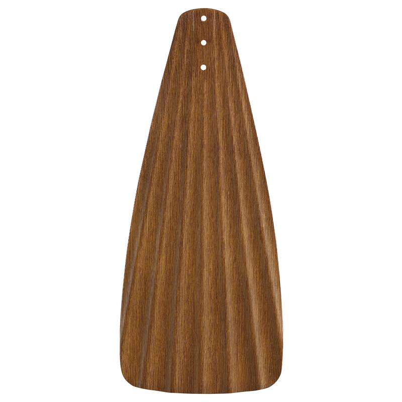 56" Tropical Brown Palm Leaf 5-Blade Indoor Outdoor Ceiling Fan with Remote, No Light