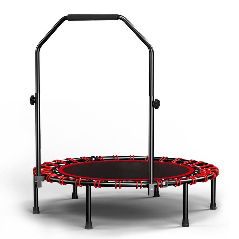 40inch Foldable Trampoline With Handle-Premium-Elastic -Black