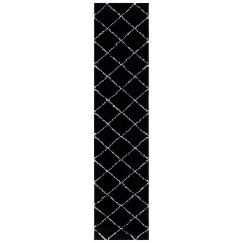 SAFAVIEH Tahoe Shag Emilia Trellis 1.2-inch Thick Rug