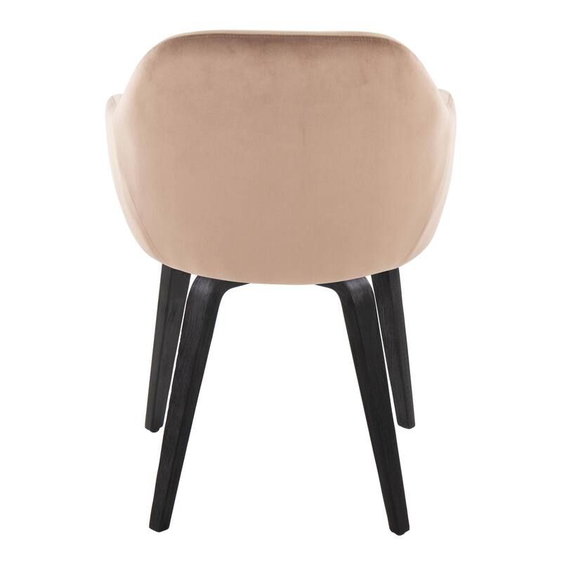 Porch & Den Beckett Dining Chair with Bent Wood Legs (Set of 2)