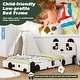 preview thumbnail 4 of 8, Costway Twin Size Kids Bed Toddler Upholstered Low Profile Bed Frame
