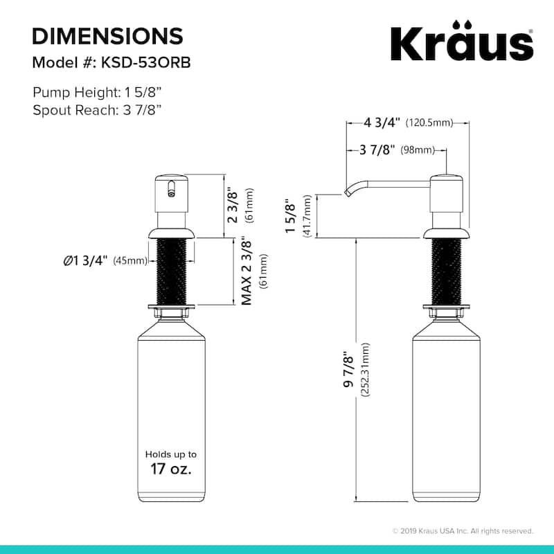 Kraus Kitchen Soap Dispenser