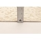 preview thumbnail 6 of 7, ECARPETGALLERY Hand Loomed Galleria Cream Viscose Rug - 4'0 x 6'2