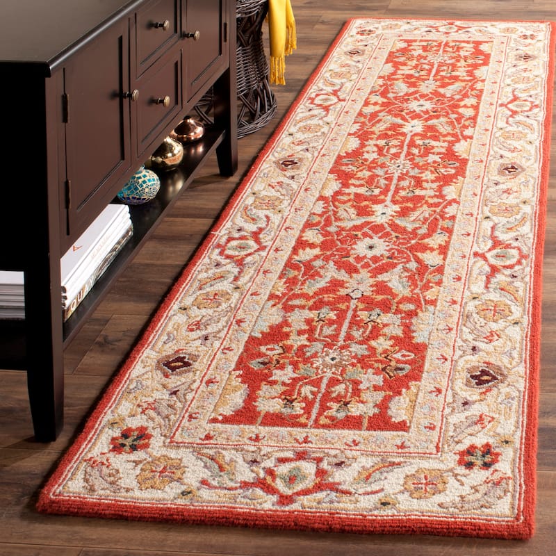 SAFAVIEH Handmade Chelsea Roseline French Country Wool Rug