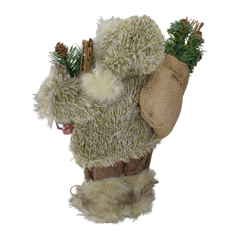 Mountain Santa Standing Christmas Figure - 12"