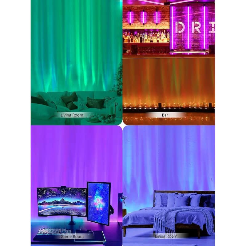 RGBW Ocean Wave Decorative LED Floor Lamp