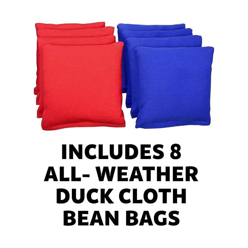 GoSports Cornhole PRO American Flag Bean Bag Toss Game Set - American Flag - 4' x 2'