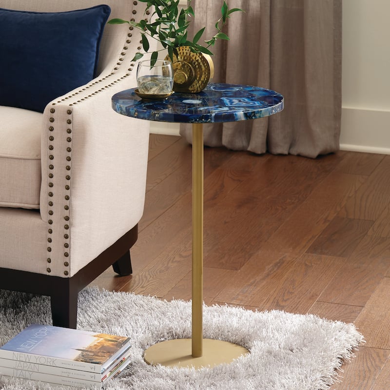 Steve Silver Aegean Round Chairside Side Table