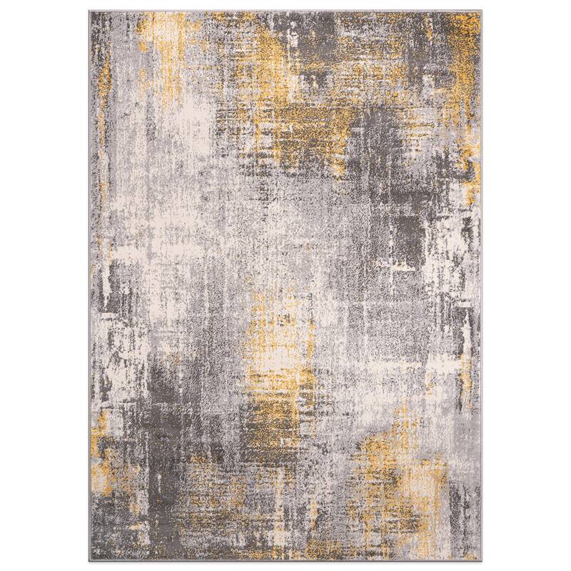 World Rug Gallery Dublin Contemporary Abstract Area Rug