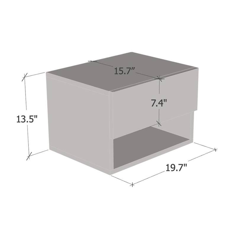 Air Modern Wall-mounted Floating Nightstand