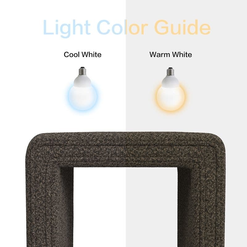 HomePop Modern Channel Ottoman