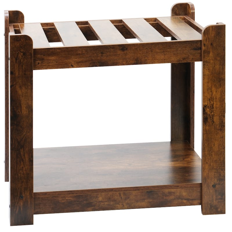 Anmytek Pet Bunk Bed with Removable Step Multi Level Window Perch Seat Platform with Pad for Dogs and Cats Indoor Use