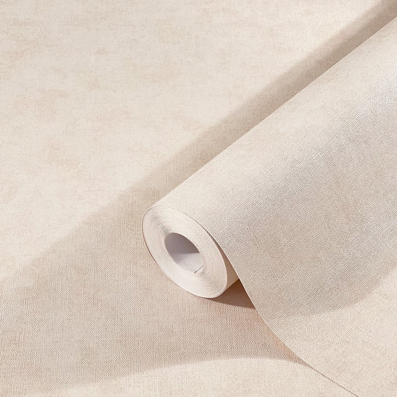 Galerie Wallcoverings Flora Plain Textured Vinyl on Non-woven Lustre Wallpaper Roll