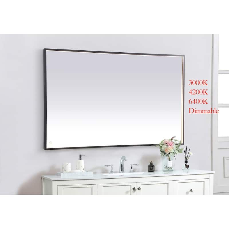 Indigo Home 36x60 inch LED mirror with adjustable color temperature