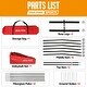 preview thumbnail 5 of 12, Zealfeel 12ft Portable Volleyball Net: Height Adjustable Training Set with Carry Bag for Outdoors