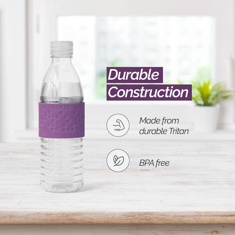 Copco Hydra Reusable Tritan Water Bottle with Spill Resistant Lid