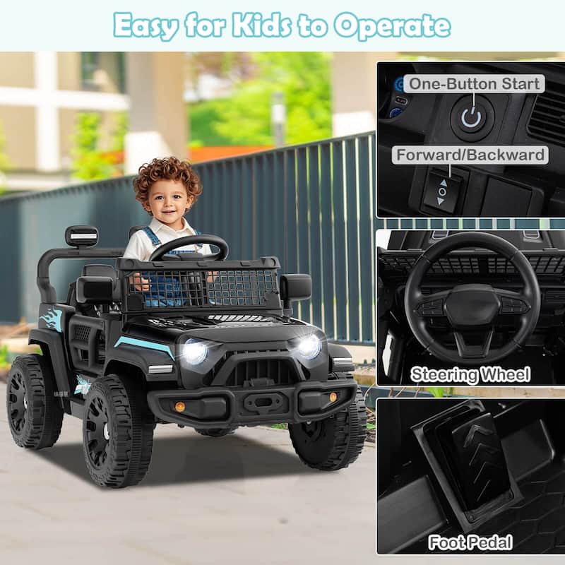 Costway 12V Kids Ride on Truck Car Battery Powered Electric Vehicle - See Details