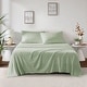 preview thumbnail 25 of 94, Soloft Plush Sheet Set by Madison Park Full - Green