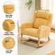 preview thumbnail 64 of 66, HOMYKA 27.3" Wide Rocking Chair for Nursery Room