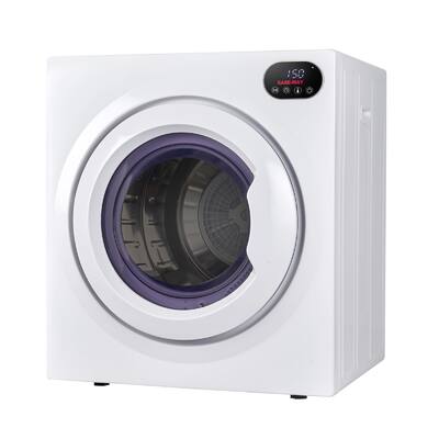13.2 lbs Front Loading Portable Tumble Laundry Dryer with Screen Control Panel; Variety Drying Modes