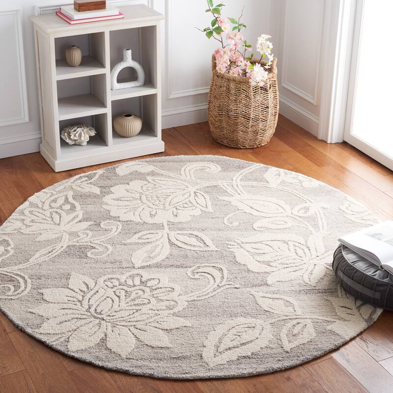 SAFAVIEH Handmade Jardin Jauhen Floral Wool Rug