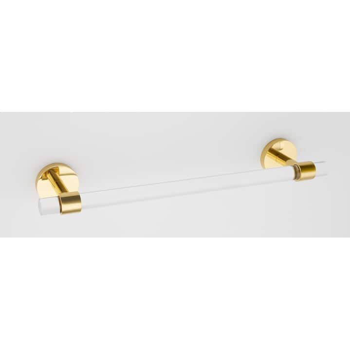 Alno Contemporary Acrylic 18 Inch Wide Towel Bar