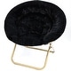 preview thumbnail 3 of 6, Milliard Cozy X-large Faux Fur Saucer Chair