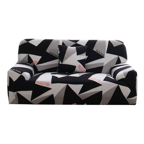 Sofa Cover 1 Piece Polyester Spandex Fabric Stretch Slipcover