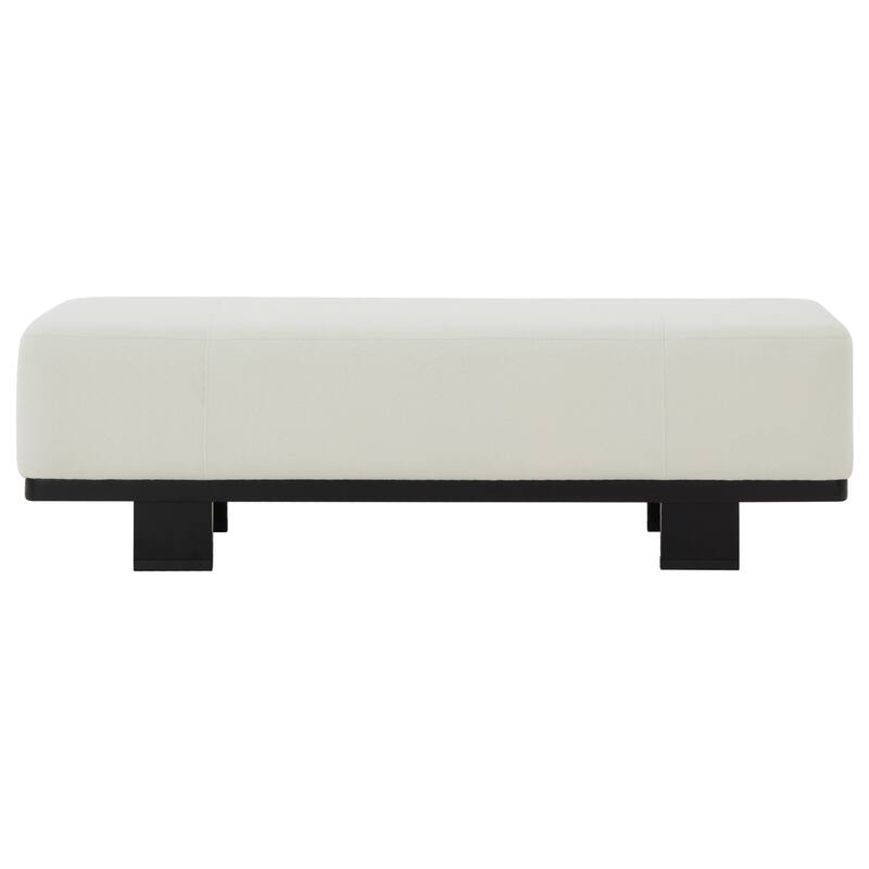 SAFAVIEH Couture Fjorela Modern Bench - 58.7 In. W x 17.5 In. D x 18.1 In. H - 59Wx18Dx18H