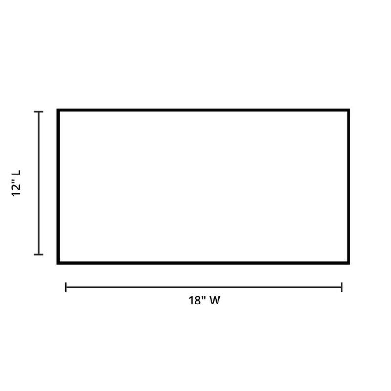 Vinyl Placemat (Mackenzie) (Red) - Set of 12