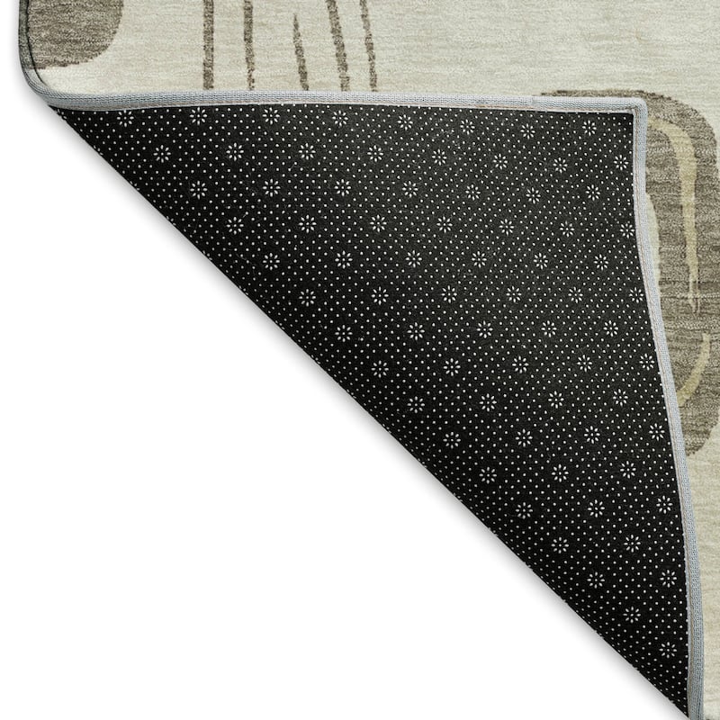 Premium Washable Super Soft Contemporary Elements Mayfield Rug