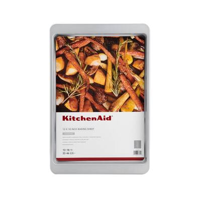 KitchenAid Nonstick 13x18-in Baking Sheet, Silver